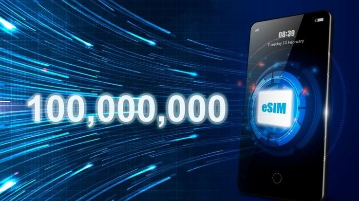 100 million eSIM activations